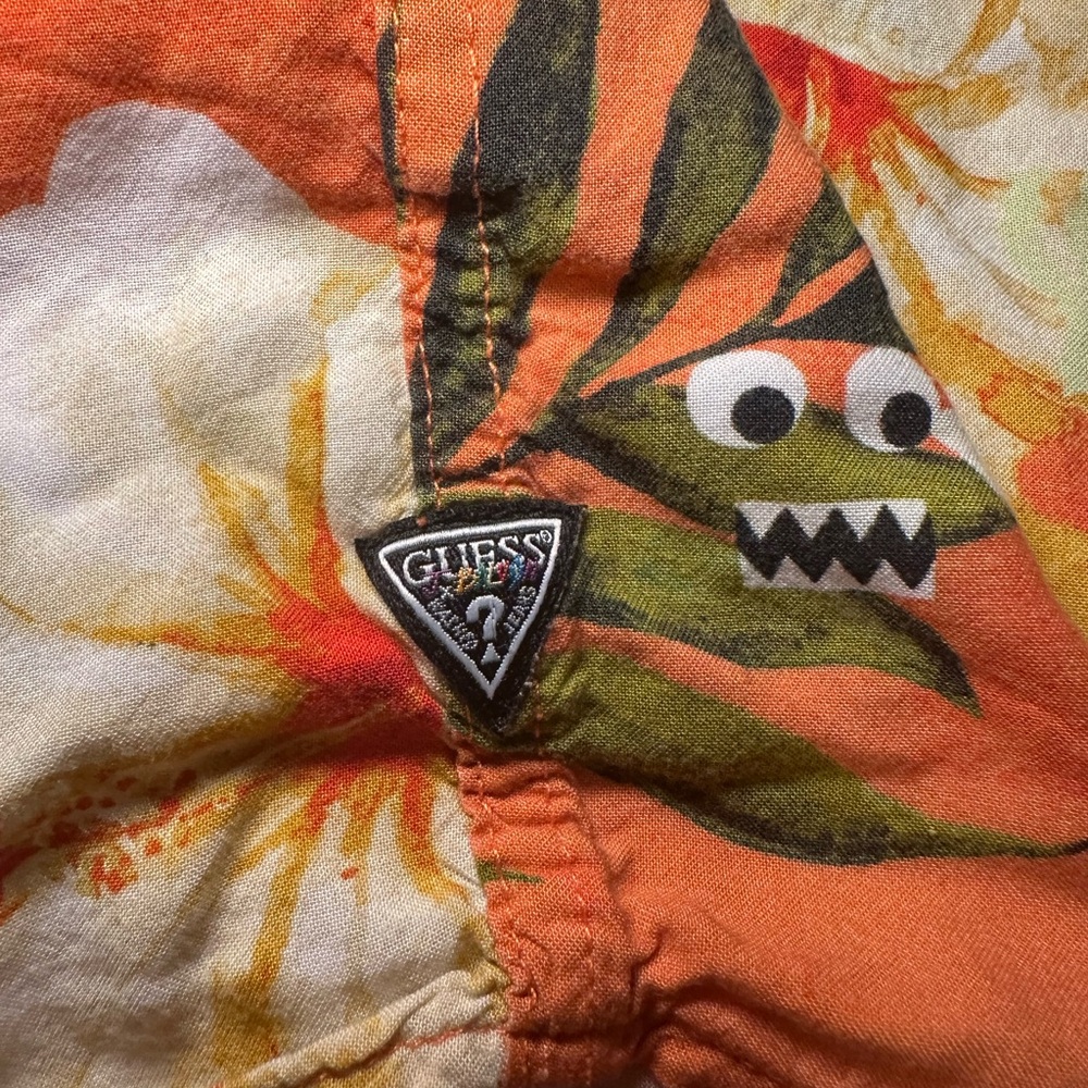 Guess X J Balvin Button Up Size Large - image 4